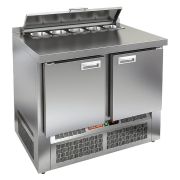 Стол для салатов HICOLD SLE2-11GN (1/6) с крышкой