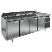 Стол для салатов HICOLD SL2-1111SN (1/6) с крышкой