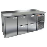 Стол холодильный HICOLD GN 122 BR2 TN с бортом