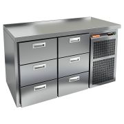 Стол холодильный HICOLD GN 33 BR2 TN O без борта