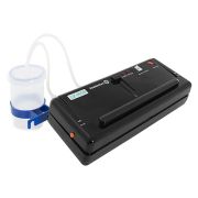 Вакуумный упаковщик Foodatlas DZ-300B Pro c функцией удаления жидкости черный