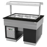 Прилавок охлаждаемый Gastrolux ПО-1310/3GN/SI