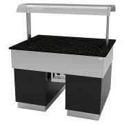 Прилавок с тепловой поверхностью Gastrolux ТМ-2010/ПК/SI