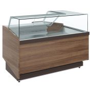 Витрина кондитерская Carboma KC82 SM-5 02 VISION модуль левый, 1008, темный дуб