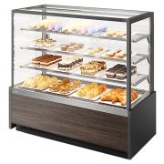 Витрина кондитерская Chilz VETE KUB 130 серый, венге мали