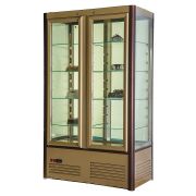 Витрина кондитерская Carboma R800C LATIUM (D4 VM 800‑1), бежевый-коричневый