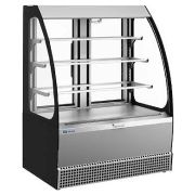 Витрина кондитерская KAYMAN KВК-950М ЛЮКС открытая нерж. сталь